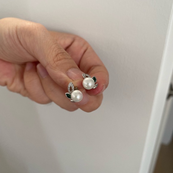 Sterling silver earrings, a set of 4 - Picture 5 of 6